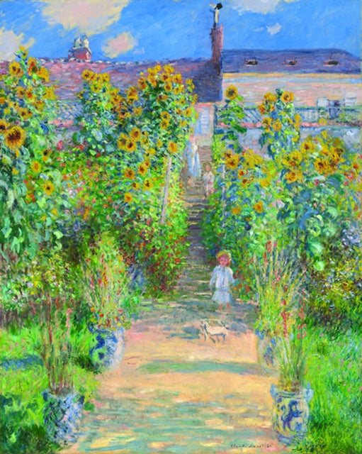Artists Garden At Vetheuil