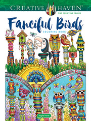 Creative Haven Fanciful Birds Col Book