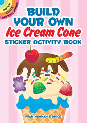 Build Your Own Ice Cream Cone Sticker Bk