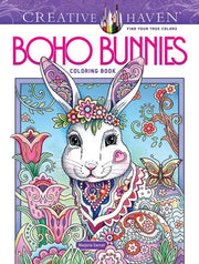 Creative Haven Boho Bunnies Coloring Bk