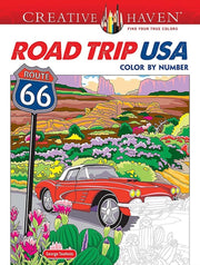 Creative Haven Road Trip Usa Color By Nu