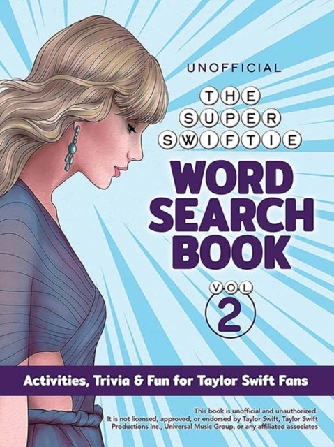 Unofficial Super Swiftie Word Search Boo By Dover Publications I