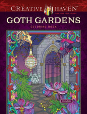 Creative Haven Goth Gardens Coloring Boo By Noble, Marty