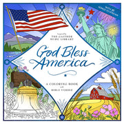 God Bless America A Coloring Book With B