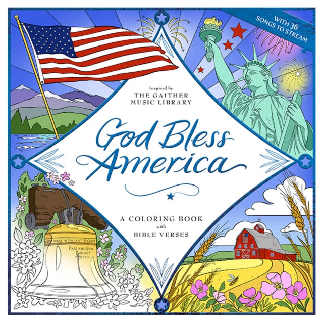 God Bless America A Coloring Book With B