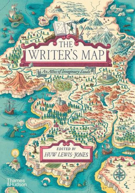 Writers Map By Huw Lewis-jones