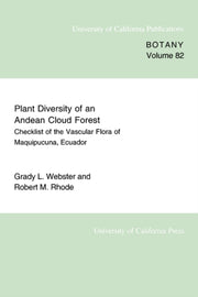 Plant Diversity Of An Andean Cloud Fore
