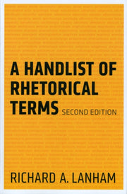 Handlist Of Rhetorical Terms A
