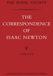 The Correspondence Of Isaac Newton: Volu By Hall, A.rupert