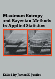 Maximum Entropy And Bayesian Methods In By Justice, James H.