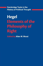 Elements Of The Philosophy Of Right