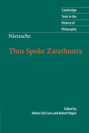 Nietzsche Thus Spoke Zarathustra By Pippin, Robert (ed)