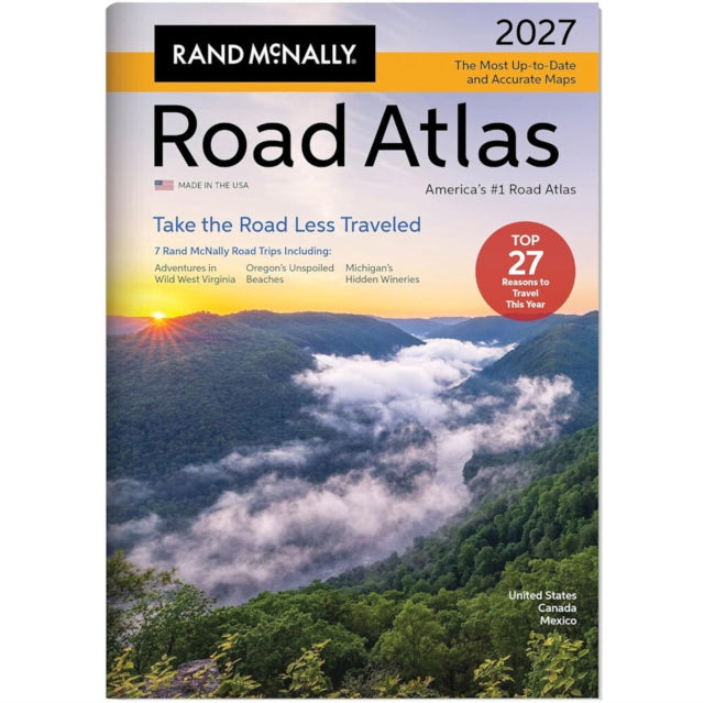 2027 Road Atlas By Rand Mcnally