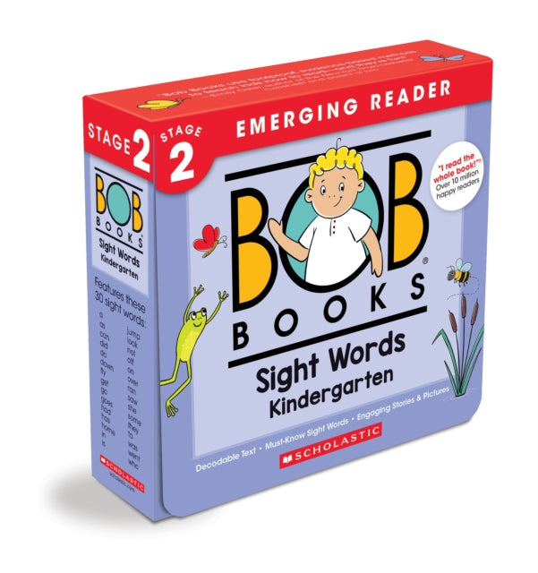 Bob Books Sight Words Kinderga By Maslen Kertell  Lynn