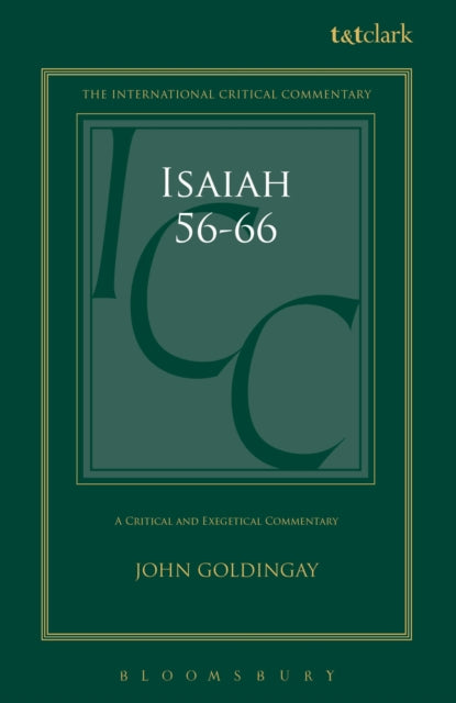 Isaiah 5666 Icc By Goldingay, John