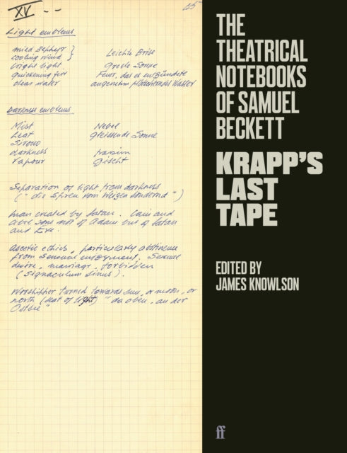 Theatrical Notebooks/samuel Beckett Krap