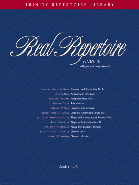 Real Repertoire For Violin By Trinity College London