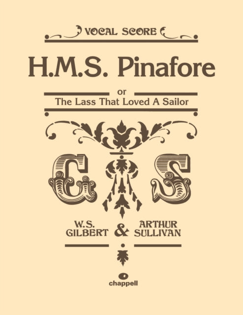Hms Pinafore Vocal Score