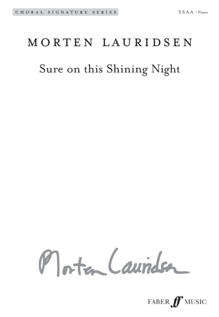Sure On This Shining Night