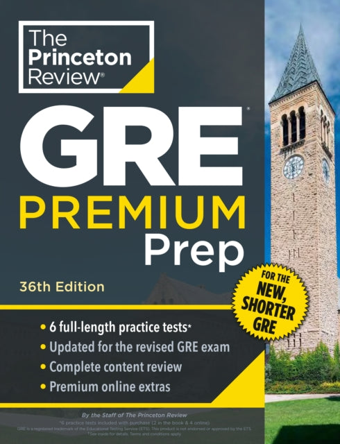 Princeton Review Gre Premium Prep 36th E