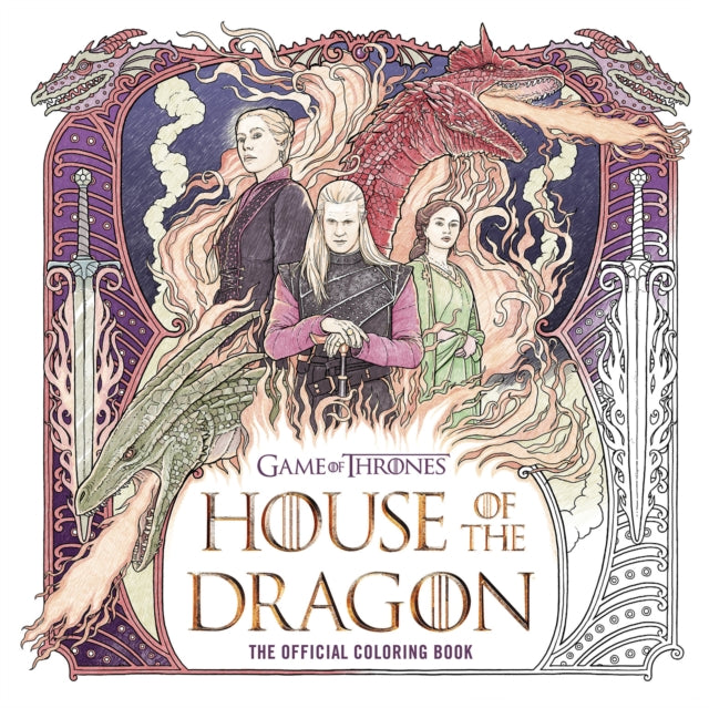 House Of The Dragon Official Coloring Bk By Random House Worlds