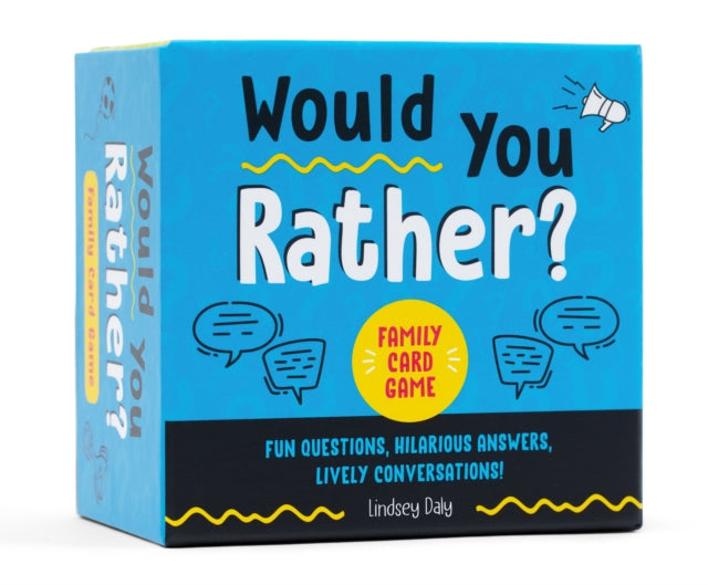 Would You Rather Family Card Game By Daly, Lindsey