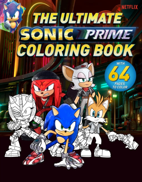 Ultimate Sonic Prime Coloring Boo