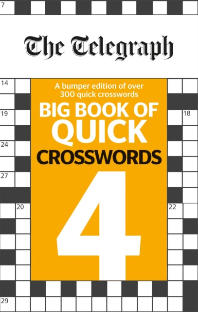 Telegraph Big Book Of Quick Crosswords 4 By Telegraph Big Book Of Quick Crosswords 4