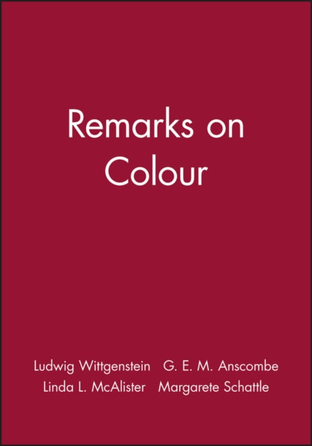 Remarks On Colour
