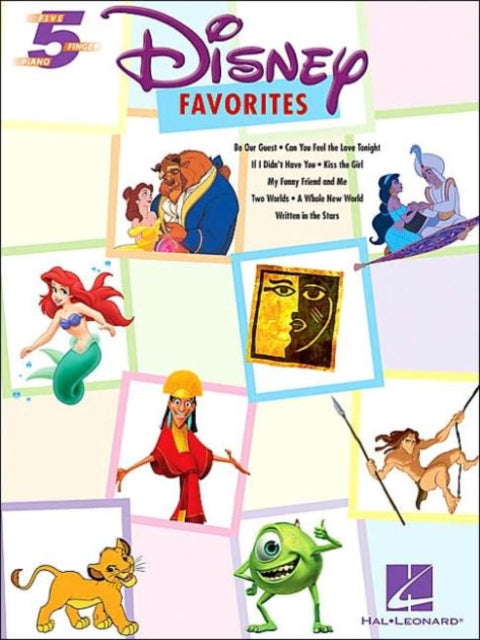 Disney Favorites 5 Finger Piano By Unknown