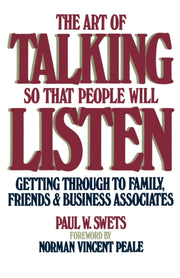 Art Of Talking So That People Will Liste