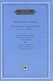 Platonic Theology Vol 1 Books I-iv By Ficino, Marsilio