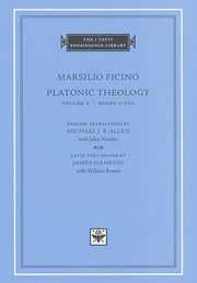 Platonic Theology Vol 2 Books V-viii By Ficino, Marsilio