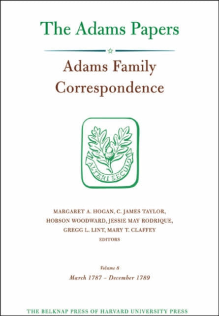 Adams Family Correspondence Volume 8 M
