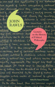 Lectures On The History Of Political Phi