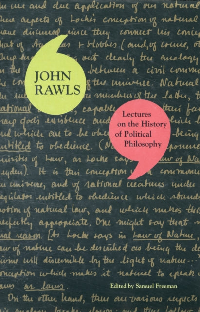 Lectures On The History Of Political Phi