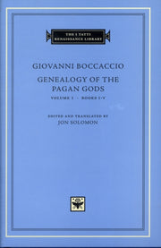 Genealogy Of The Pagan Gods Volume 1 By Boccaccio, Giovanni