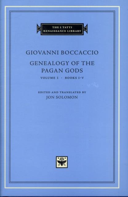 Genealogy Of The Pagan Gods Volume 1 By Boccaccio, Giovanni
