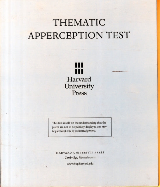 Thematic Apperception Test Cards & Book