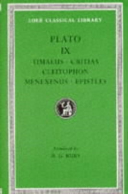 Timeas/critias/cleitophon/menexenus/epis