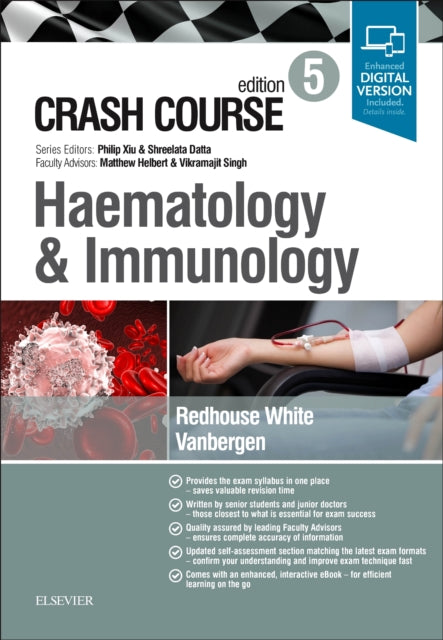 Crash Course Haematology & Immunology By Vanbergen, Olivia