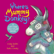 Wheres Mummy Donkey Felt Flaps