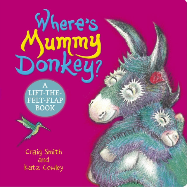 Wheres Mummy Donkey Felt Flaps
