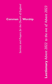 Common Worship Lectionary Advent 2022-23