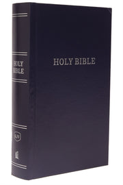 Kjv Pew Bible Large Print Blue Red Lettr