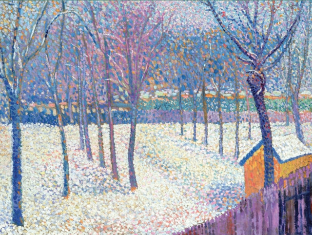 Orchard Under The Snow 20 Notecards By Petitjean, Hippolyte