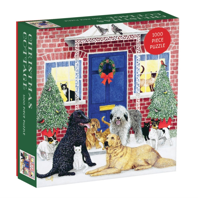 Christmas Cottage Square Boxed 1000 Piec