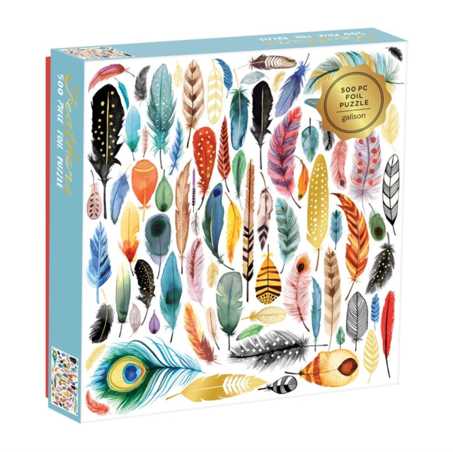 Feathers 500 Piece Foil Puzzle By Berg,magrikie