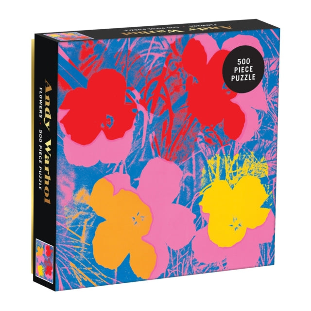 Andy Warhol Flowers 500 Piece Puzzle By Warhol,andy