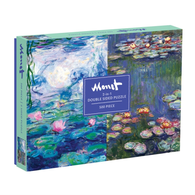 Monet 500 Piece Double Sided Puzzle By Monet,claude